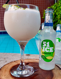 Batida de 51 ICE Limão: mais sabor e refrescância para o seu verão