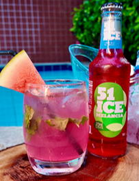 Drink com 51 ICE Melancia: refrescância tropical para os dias quentes