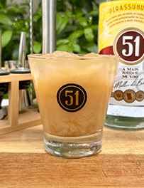 Drink cupuaçu com Cachaça 51