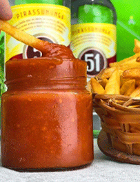 Catchup de goiabada com Cachaça 51